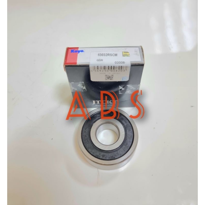KOYO 6303-2RS C3 Black Seal Bearing – 17x47x14mm – Made In Japan – Alternator / Motor Use