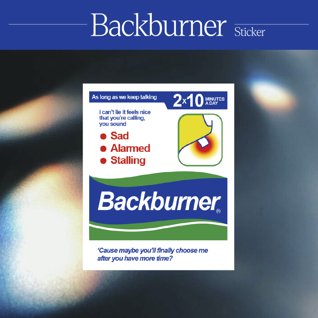 妮可專輯 Backburner 貼紙 | 蝦皮購物