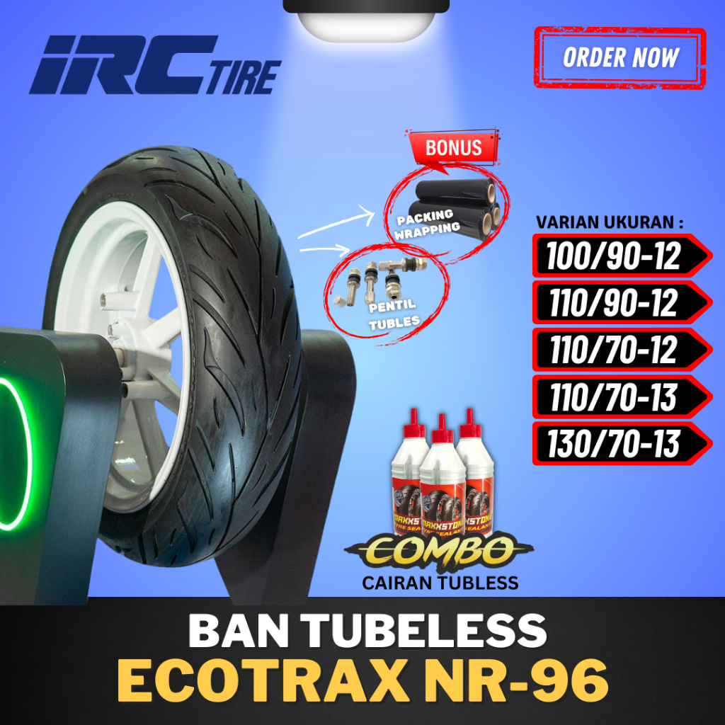 IRC 輪胎 ECOTRAX NR96 環 12 13 無內胎輪胎 IRC 環 12 13 複製 NMAX PCX160 | 蝦皮購物
