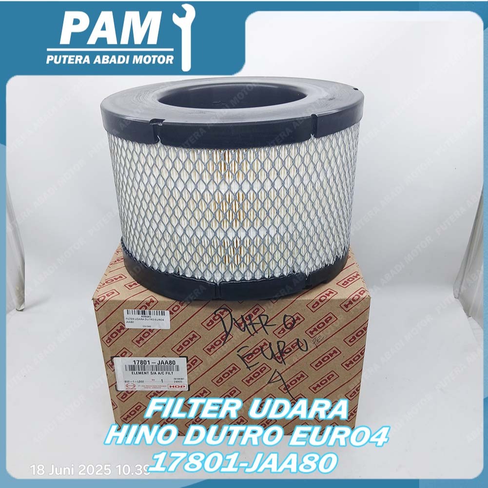 MESIN Hino Dutro Euro4 發動機空氣濾清器/空氣濾清器 17801-JAA80 ff | 蝦皮購物
