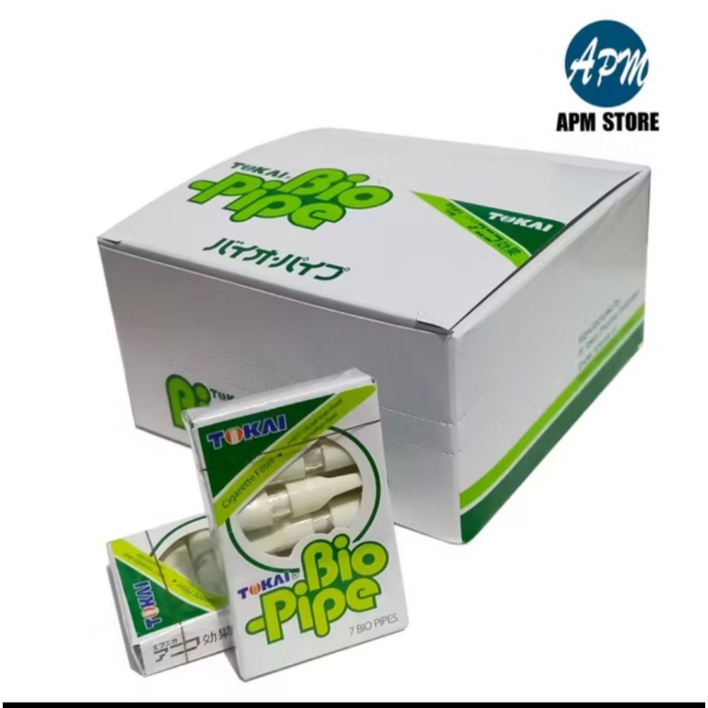 BIOPIPE BIO PIPE TOKAI 原裝煙霧過濾管 10 包和 1 盒 | 蝦皮購物