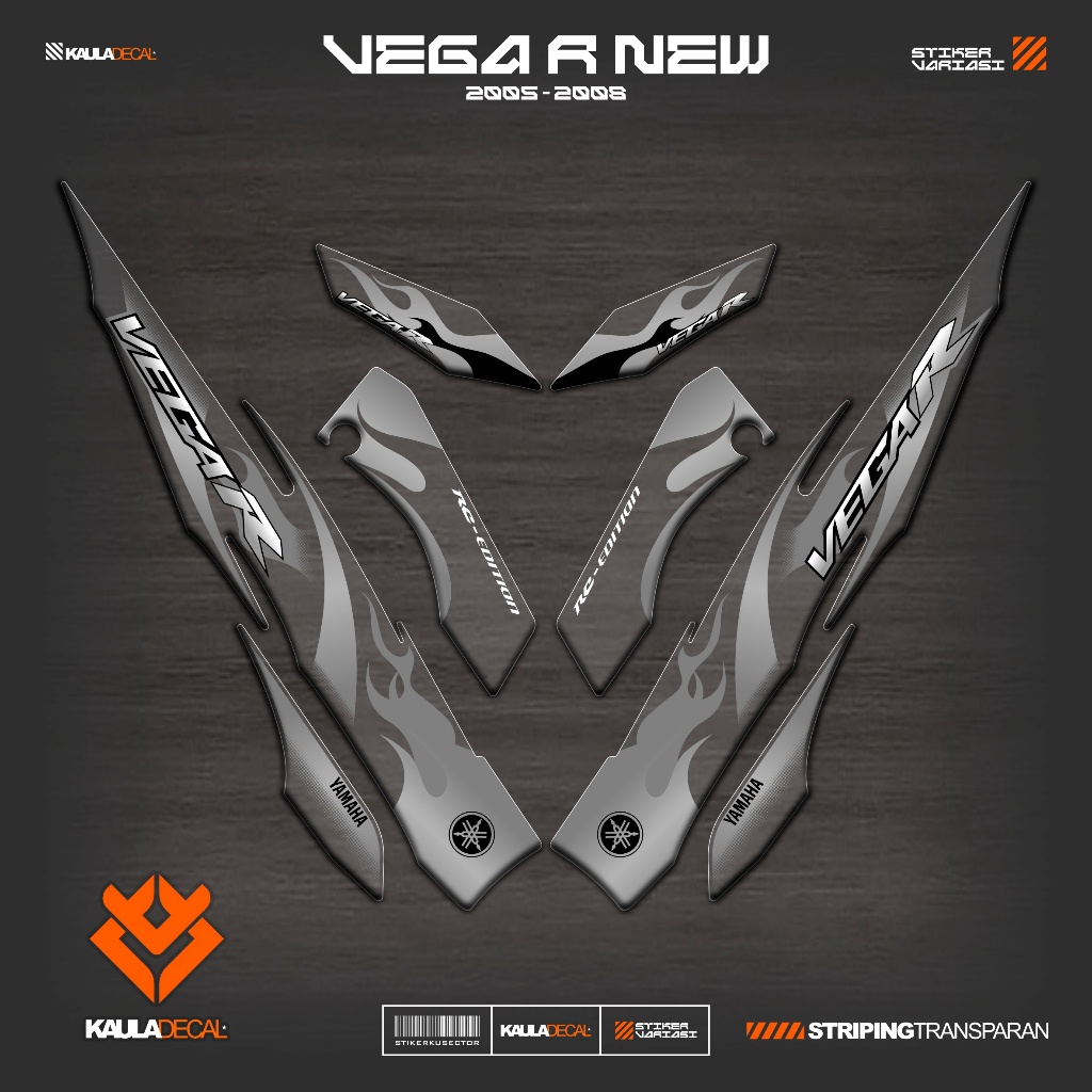 山葉 UV 透明條紋 VEGA R 新圖案 IP58 貼紙貼紙 YAMAHA VEGA R SIRIUS 2005/20 | 蝦皮購物