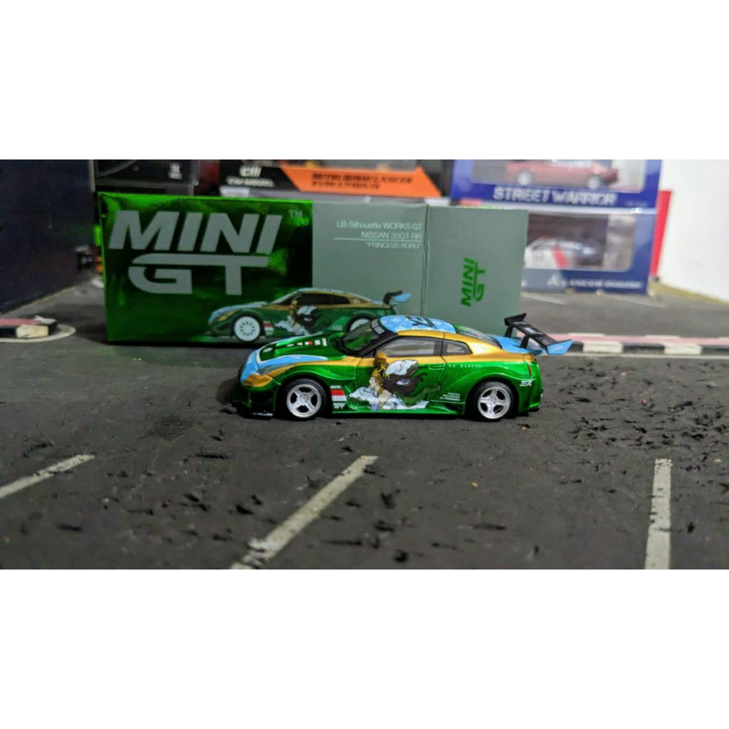 Diecast.Mini GT LBWK Nissan Skyline GTR R35 Princes Roro no | 蝦皮購物