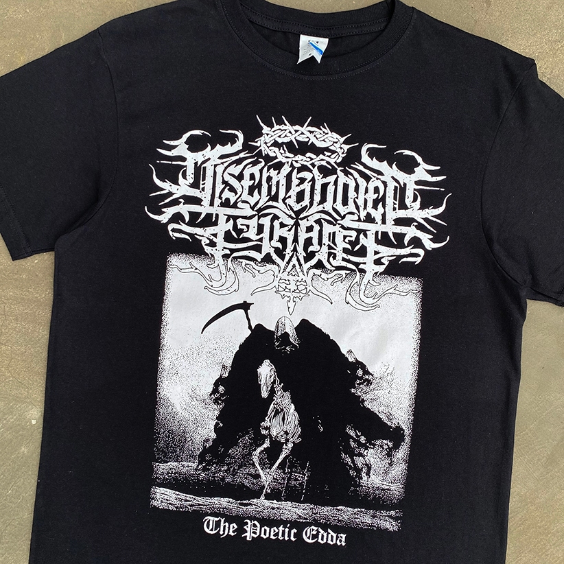KATUN TYRART T 恤 DISBODIED POETIC EDDA BAND T 恤棉質 T 恤 BUILDU | 蝦皮購物