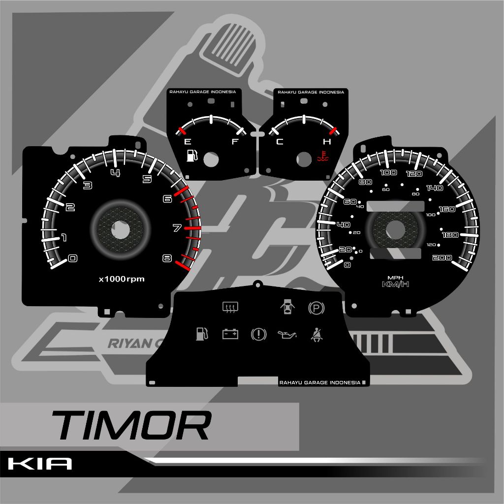 起亞 TIMOR CUSTOM 速度計板 | 蝦皮購物