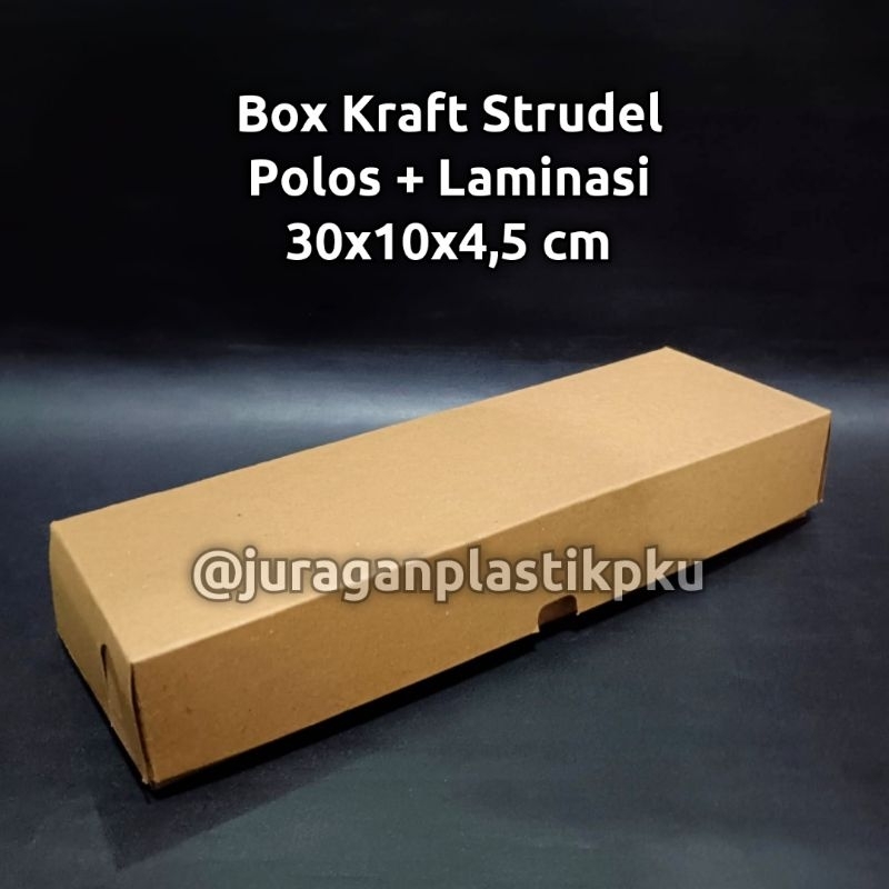 布朗尼 Strudel Box 30x10 cm PLAIN Kraft 巧克力包裝盒布朗尼蛋糕甜點食品 | 蝦皮購物
