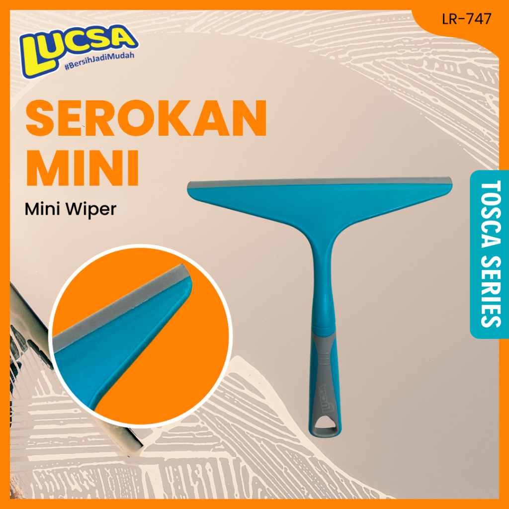 Myhomey 迷你玻璃刮水器多功能玻璃窗戶清潔工具窗戶清潔劑 serokan Lucsa LR-747 | 蝦皮購物