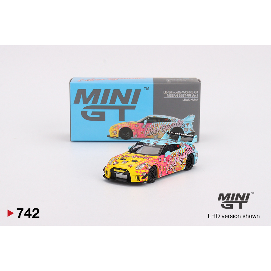 Mini GT 742 LB-剪影作品 GT NISSAN 35GT-RR Ver.1 LBWK KUMA | 蝦皮購物