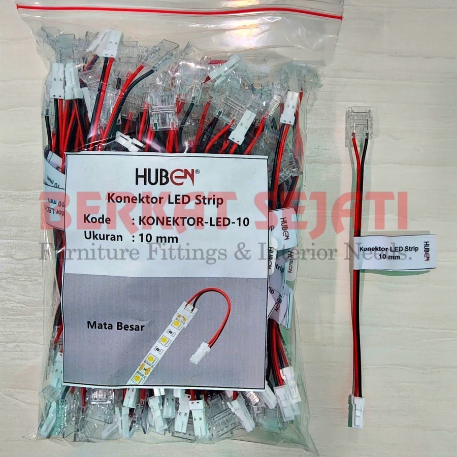 5050 Led 燈條連接器插座電纜 2 針透明燈夾連接 10 MM | 蝦皮購物