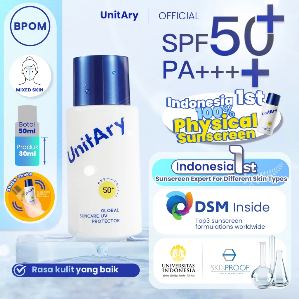 Unity Global 防曬紫外線防護劑 SPF 50 PA 30 毫升 | 蝦皮購物