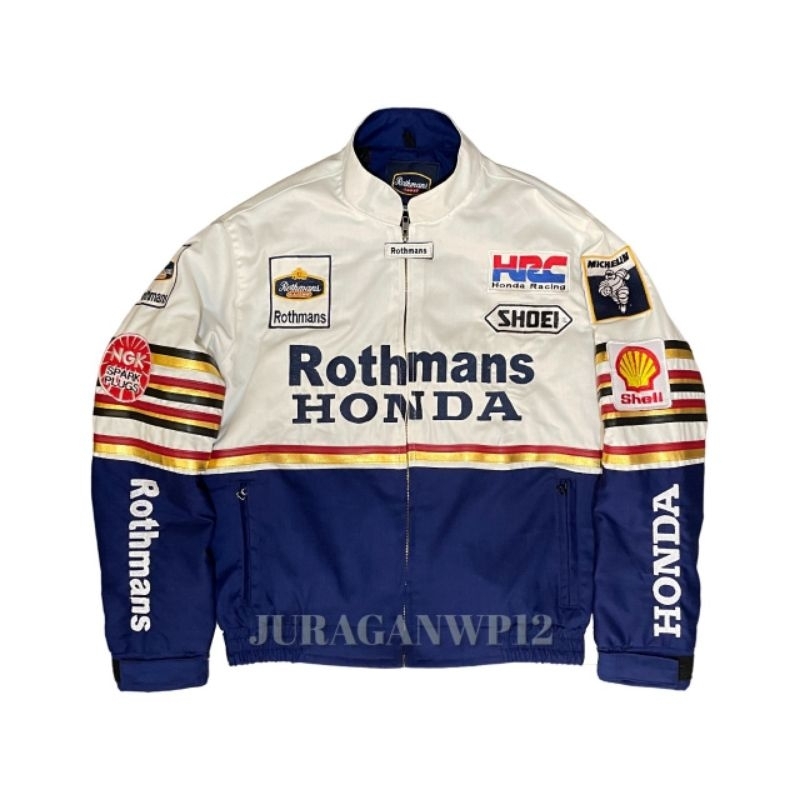 HONDA 本田HRC ROTHMANS 夾克全刺繡| 蝦皮購物