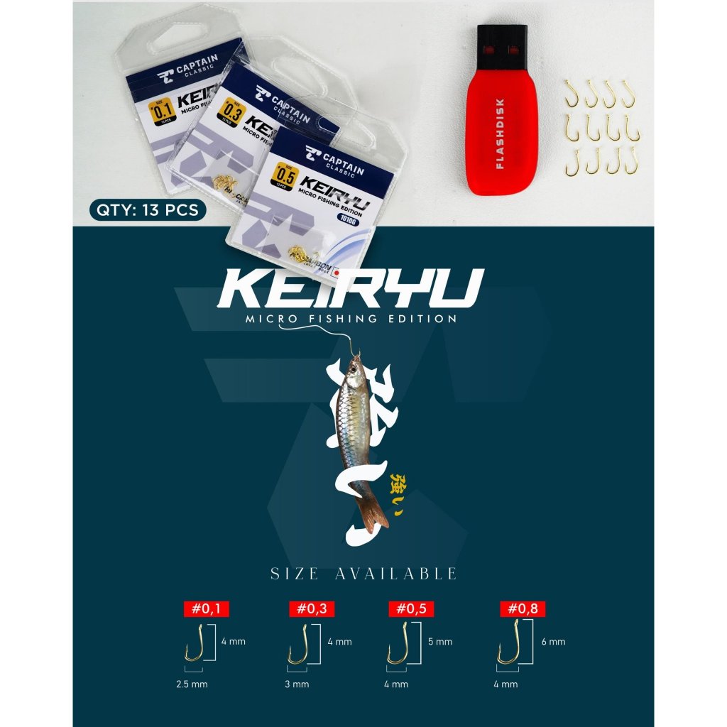 MATA CAPTAIN CLASSIC KEIRYU 微型釣魚鉤 1010G | 蝦皮購物