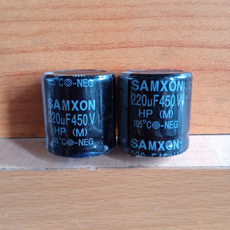 Elco SAMXON 450V 220uF 直徑 3cm 高 3.2cm | 蝦皮購物