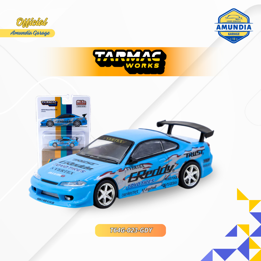 Tarmac Works Vertex Nissan Silvia S15 GReddy Mijo 特別版 | 蝦皮購物
