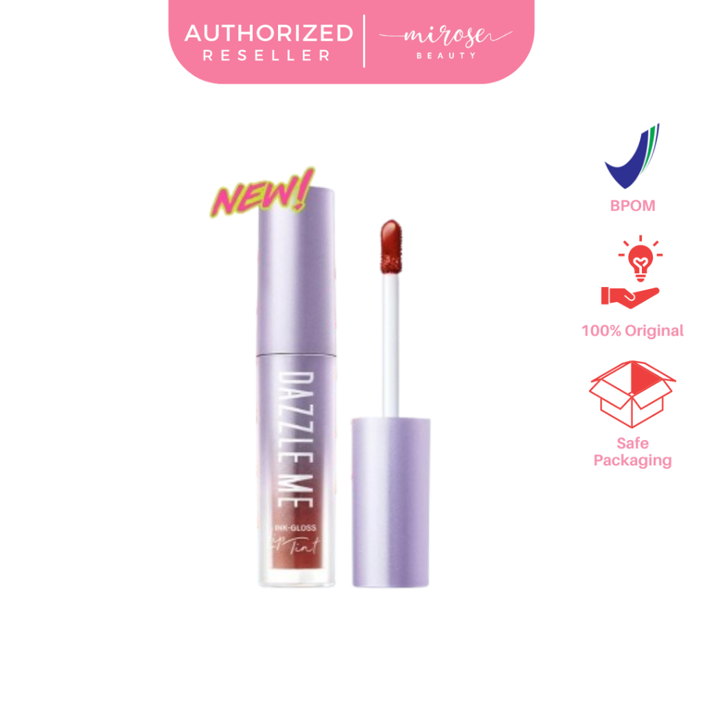 Dazzle ME Ink-Gloss Lip Tint Watery Ink Gel Lip Tint 持久 12 小 | 蝦皮購物