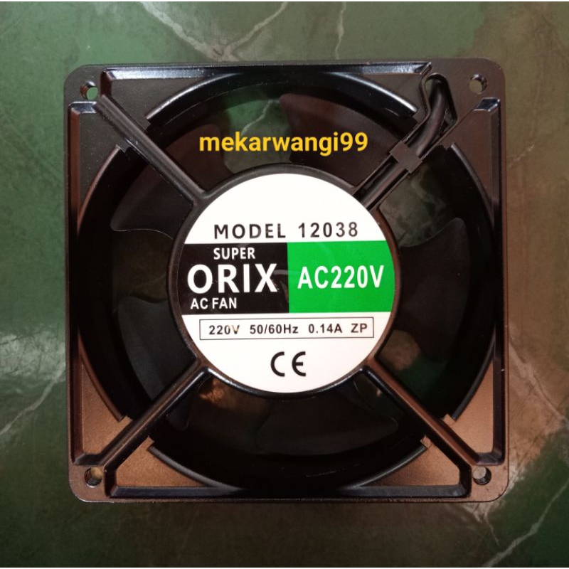 風扇 SUPER ORIX 12CM AC 220V 12038 SUPER ORIX 12CM AC 220V | 蝦皮購物