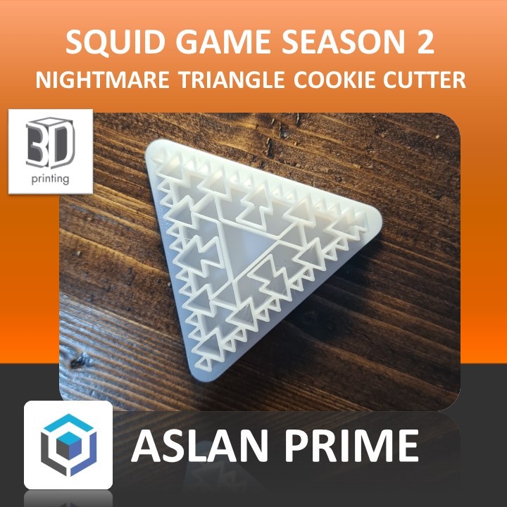 Nightmare TRIANGLE SHAPE DALGONA CANDY SQUID GAME SEASON 2 C | 蝦皮購物