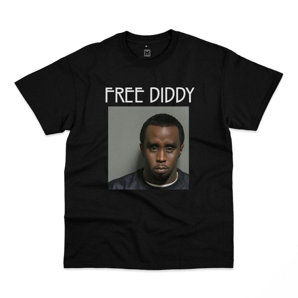 Distro T 恤免費 Diddy P Diddy 手機殼黑色 T 恤 | 蝦皮購物