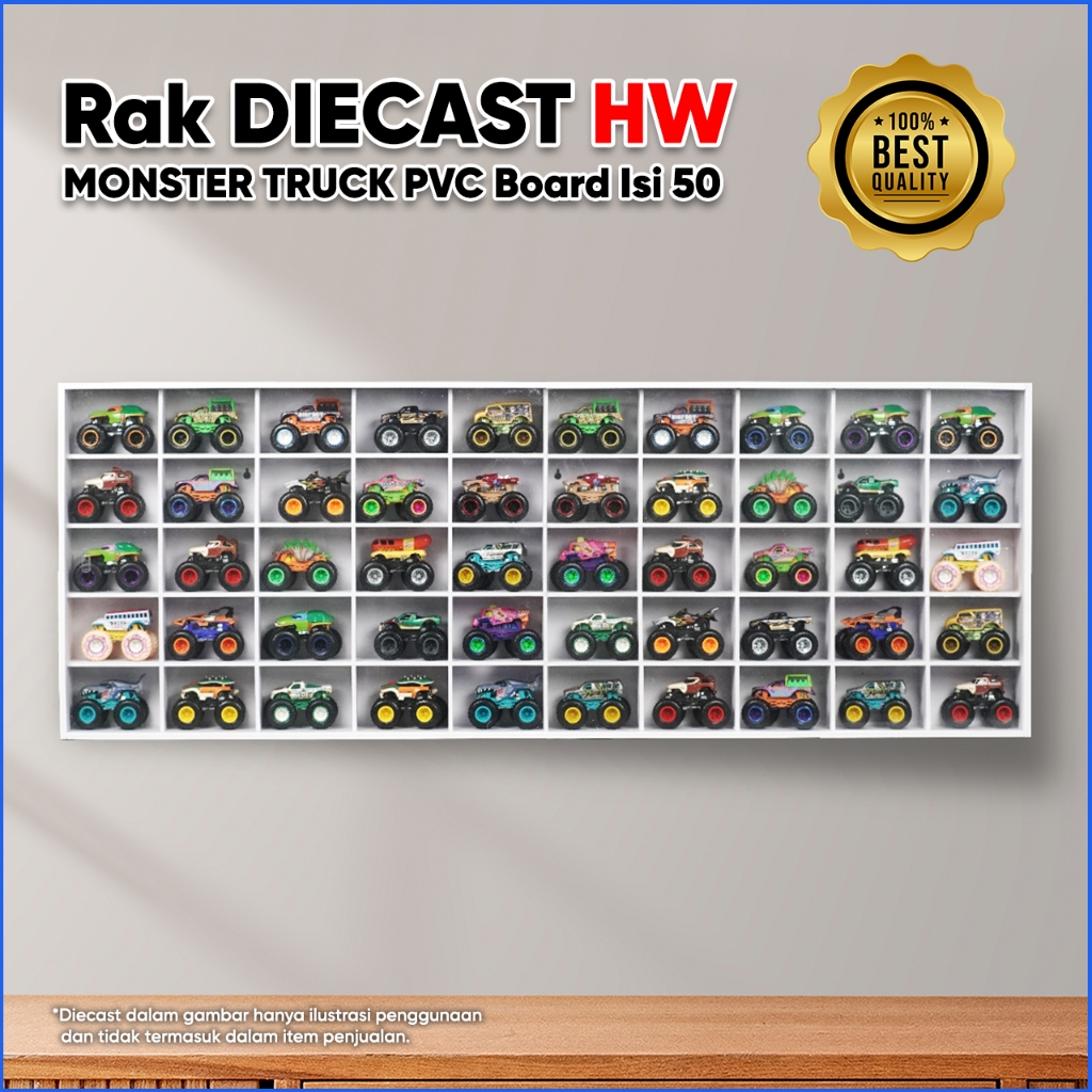 Hotwheels PVC Monster Truck rack 包含 50 個風景 | 蝦皮購物