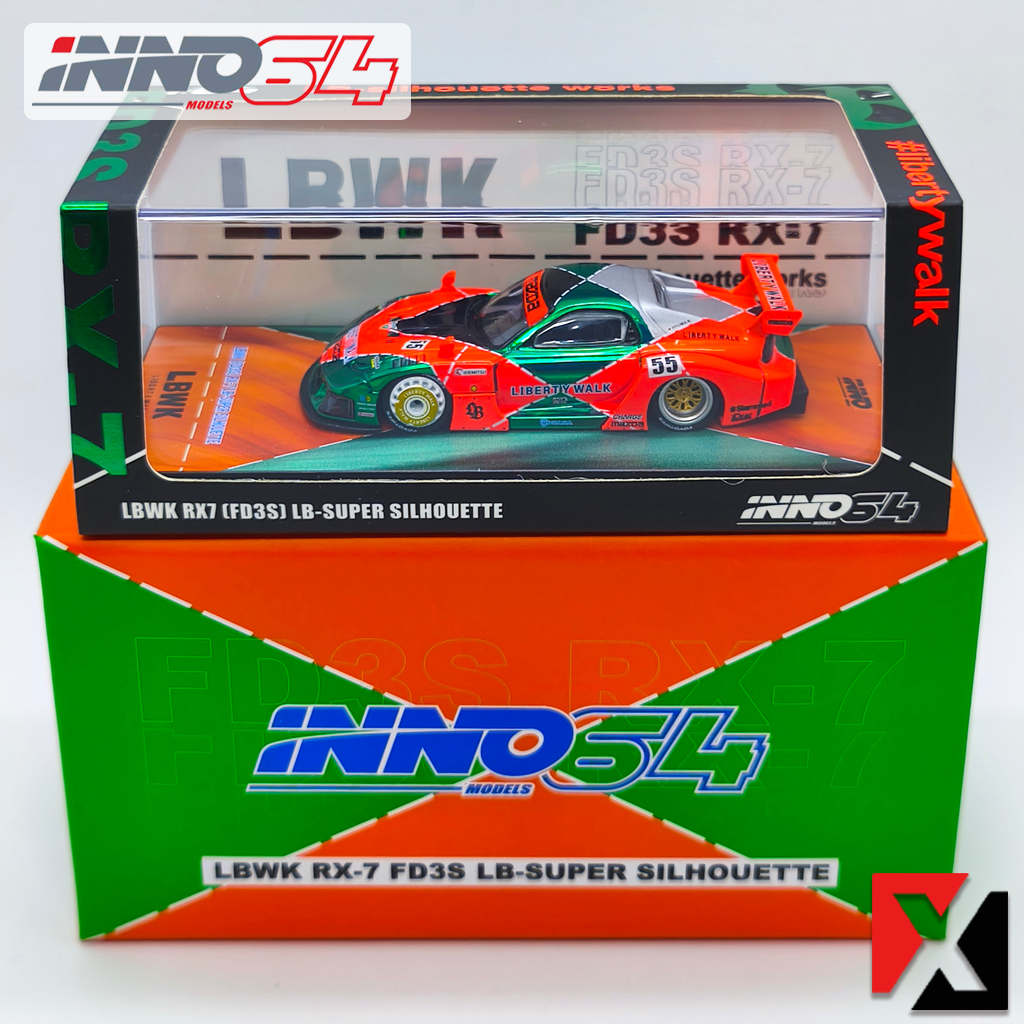 Inno64 LBWK RX-7 FD3S LB-超靜音追逐馬來西亞壓鑄博覽會 2024 MDX 追逐 | 蝦皮購物