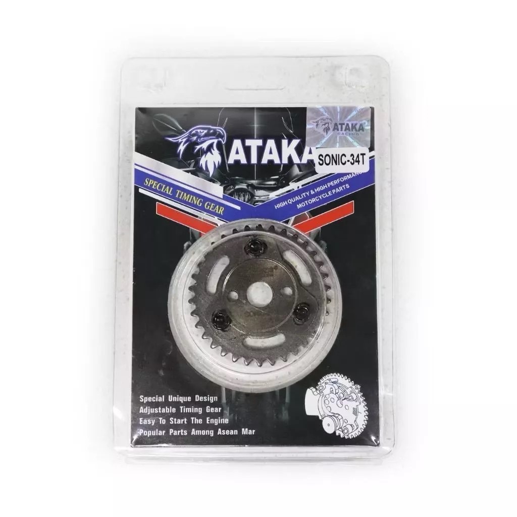 Ataka RACING 正時齒輪中心齒輪滑軌 Sonic K56 GTR CBR 新 150 CB 150 R LED | 蝦皮購物