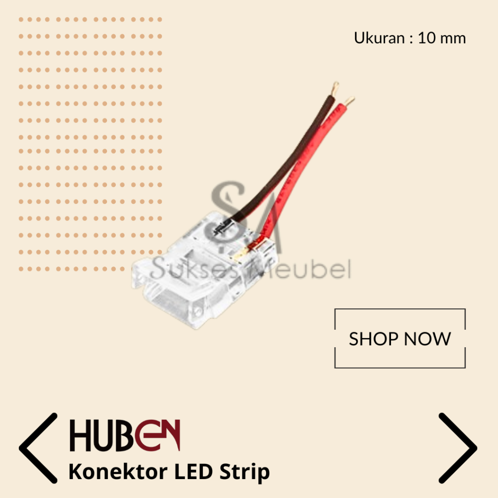 連接器-led-10 HUBEN LED 燈條連接器 10 MM HUBEN | 蝦皮購物