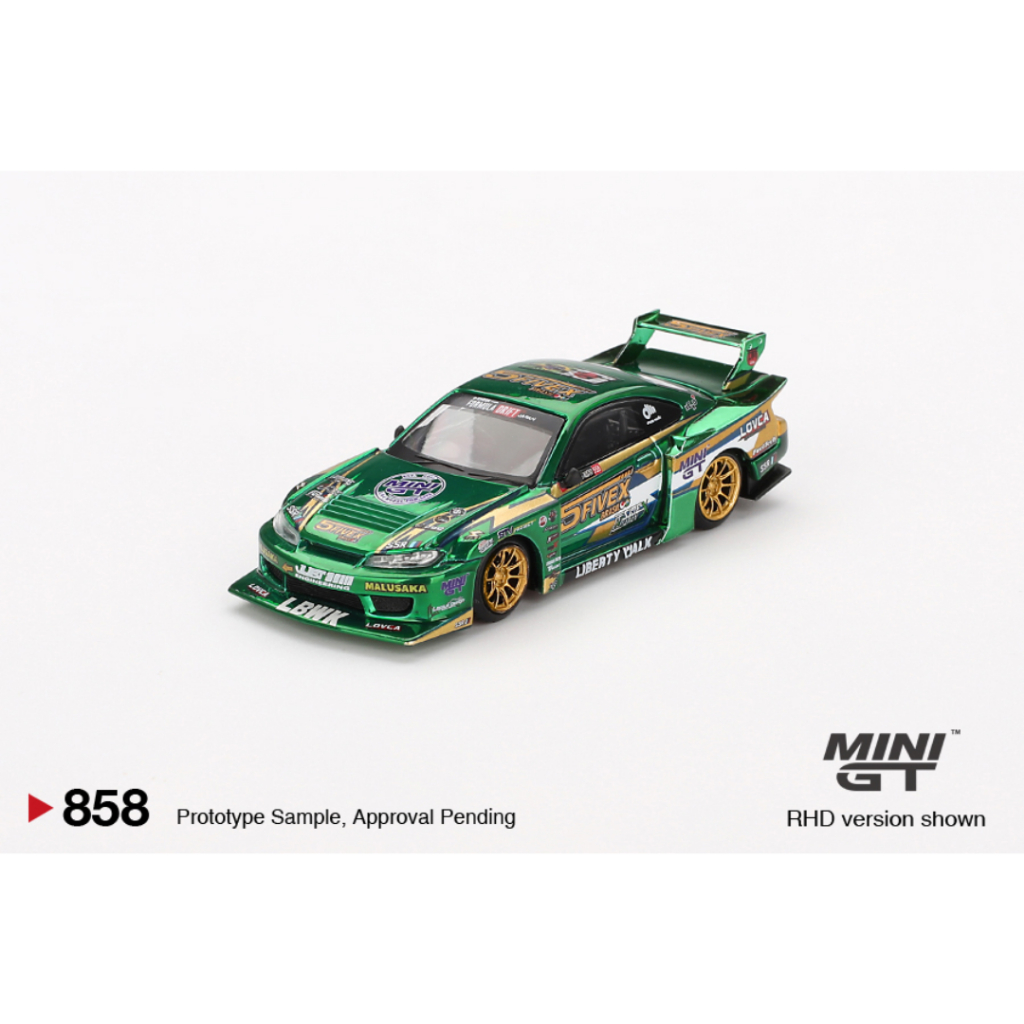 NISSAN Mini GT 858 日產 LB-超級剪影 S15 SILVIA LBWK 2024 福斯托賽車 MGT | 蝦皮購物