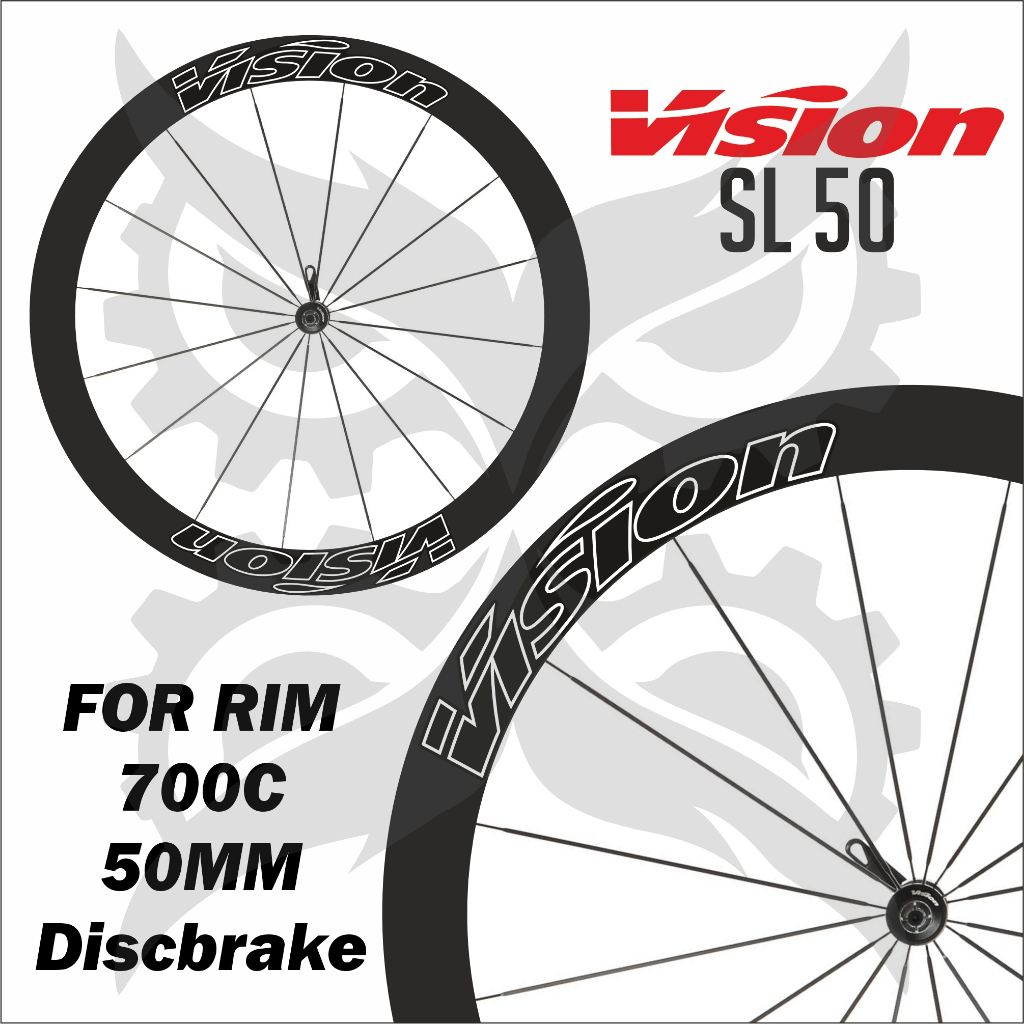 Rims Vision SL 50 貼花貼紙版輪廓 | 蝦皮購物