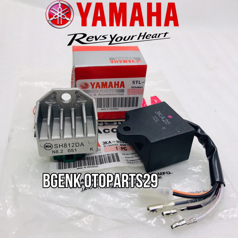 山葉 CDI 單元總成+KIPROK 調節器 COMP YAMAHA RX KING 135 舊/新 RX 特殊代碼 3 | 蝦皮購物