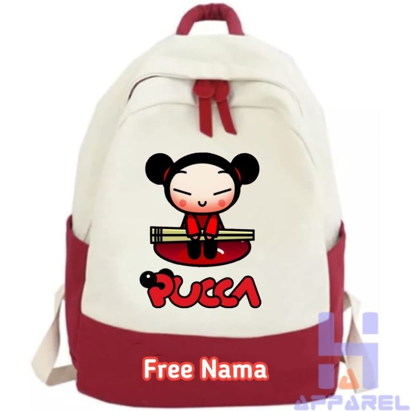 Pucca 兒童背包免費名稱 | 蝦皮購物