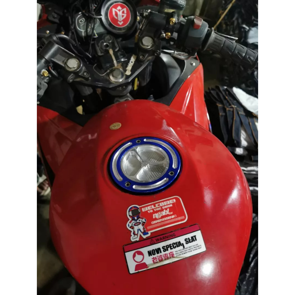 山葉 Fuelcap yamaha vixion new r/Tank cap yamaha R15/R25 cnc 拋 | 蝦皮購物