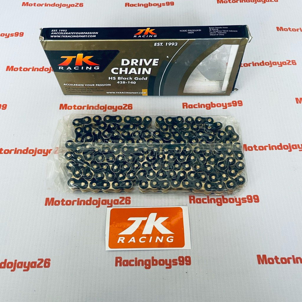 TK Racing 428 HS 黑金 140 L 鏈條 | 蝦皮購物