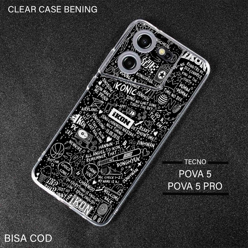 Clear Case tecno Povs 5 pova 5 pro 最新外殼 tecno pova 5 pro 軟殼橡 | 蝦皮購物
