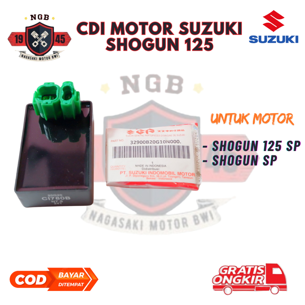 Cdi 電機 Suzuki Shogun 125 雙電纜 20G CDI Assy Suzuki Shogun CDI | 蝦皮購物