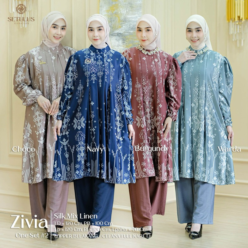 No CANCEL Zivia Oneset 2 by Setulus 真絲褲子套裝與 Polo 亞麻組合 | 蝦皮購物