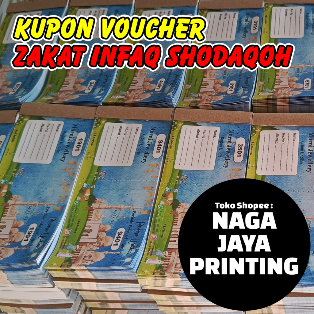 KUPON INFAQ 清真寺 KUPON ZAKAT KUPON SHODAQOH 清真寺 | 蝦皮購物