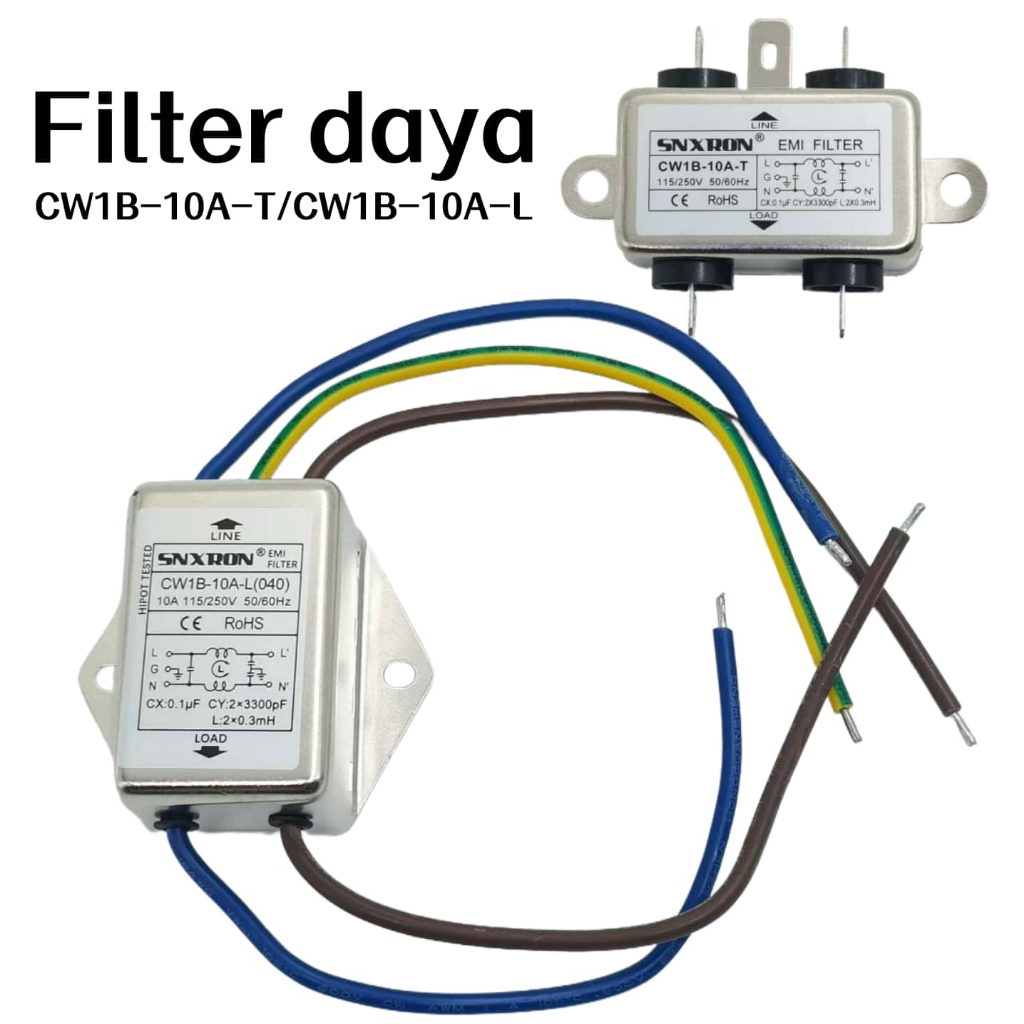 Emi電源濾波器cw1b 10a Lcw1b 10a T Ac 220v單相干擾淨化 蝦皮購物 