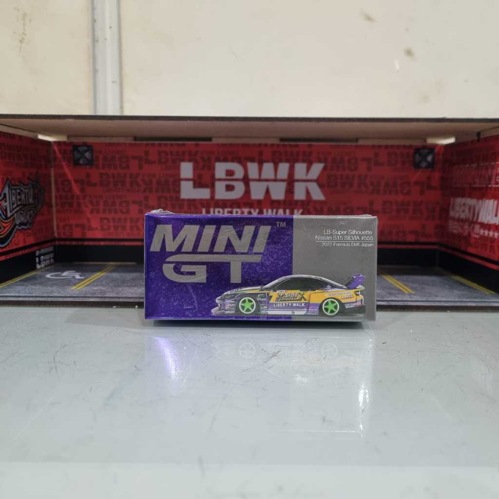 Mini GT 576 LB-超級剪影 Nissan S15 Silvia 555 2022 Formula Drift | 蝦皮購物