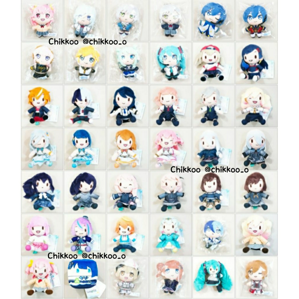 項目 Sekai Puchi Nui 吉祥物坐姿 Nui Kutsuki Nui Square Nui | 蝦皮購物