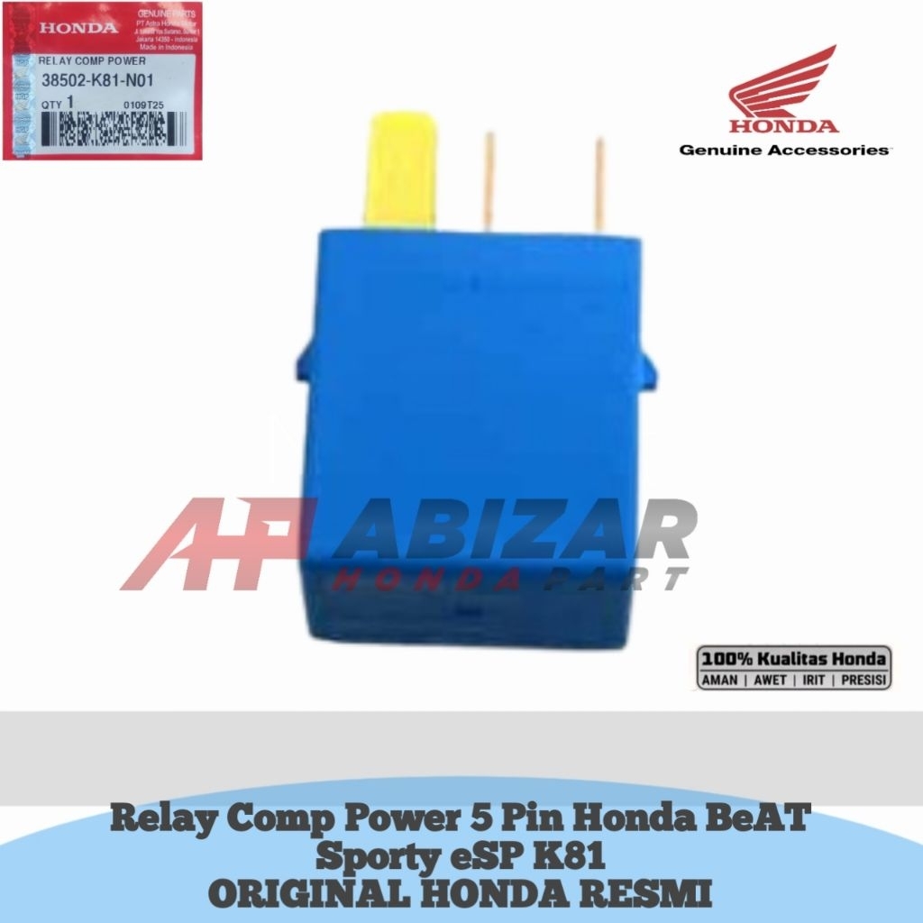 HONDA 38502-K81-N01 Relay Comp Power 5 針本田 BeAT Sporty eSP K | 蝦皮購物