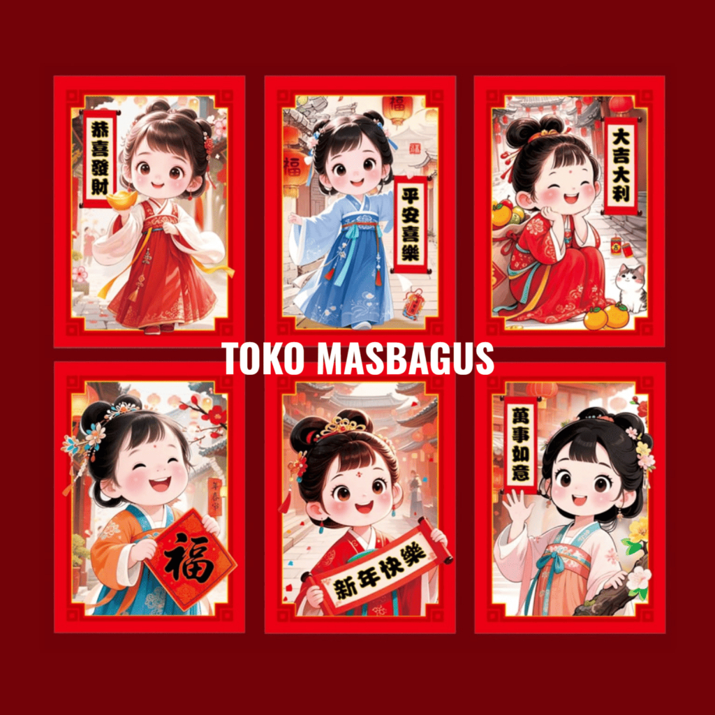 2026年中國新年紅包馬碩2026年農曆新年紅包紅寶豐富內容6PCS sincia shio kuda Horse 20 | 蝦皮購物