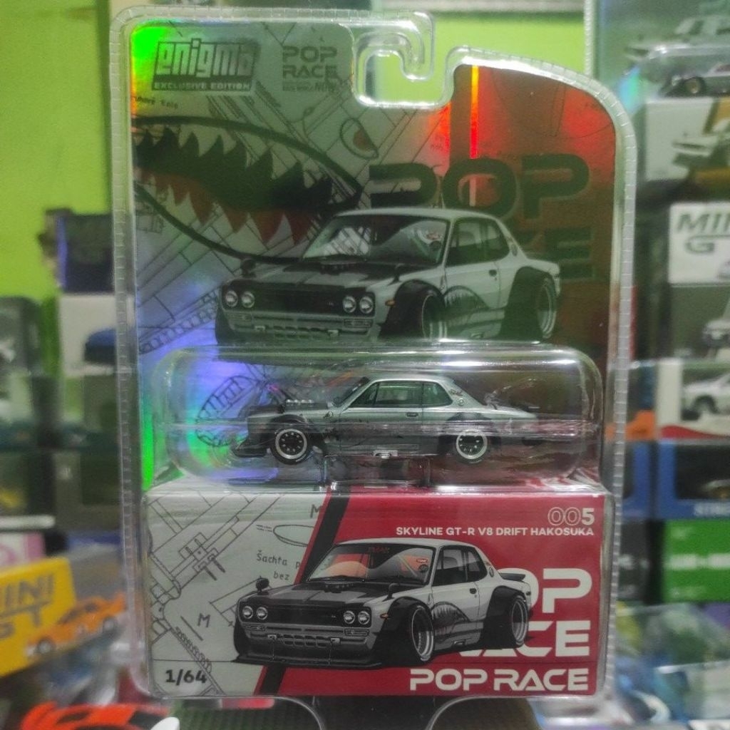 Pop Race BAPPE Skyline GT-R V8 Drift HAKOSUKA 005 全新密封泡罩 | 蝦皮購物