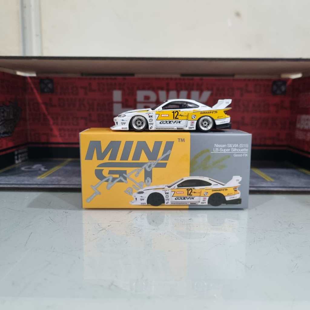 Mini GT 596 Nissan Silvia LB-超級剪影 Good-Fix IDE 獨家簽名 | 蝦皮購物