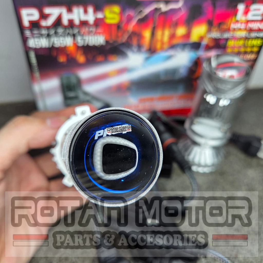 Mini Biled 投影燈 PRO7 P.7H4-S 45W 55W H4 PNP 超亮 LED 投影儀鏡頭 Bile | 蝦皮購物