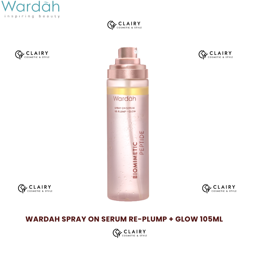 CLAIRY WARDAH SERUM RE-PLUMP GLOW 生物識別肽噴霧 105ML | 蝦皮購物