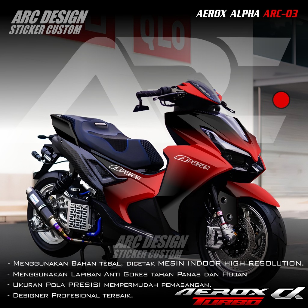 山葉 最新貼花貼紙 Yamaha Aerox 155 Alpha 2025 2026 全身貼紙 Skotlet Vari | 蝦皮購物