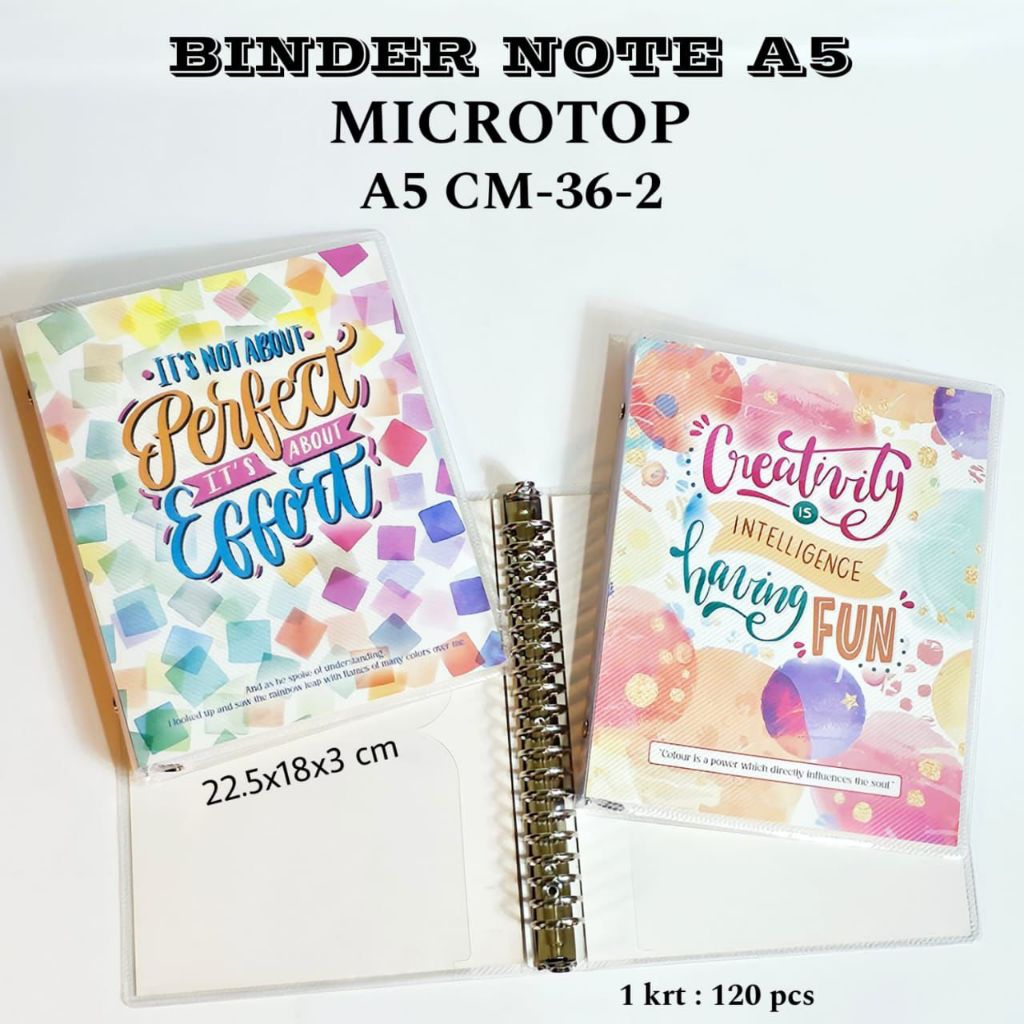Microtop Map Binder A5/Cinder Book/Ad Diary 活頁夾文件夾/每件 | 蝦皮購物