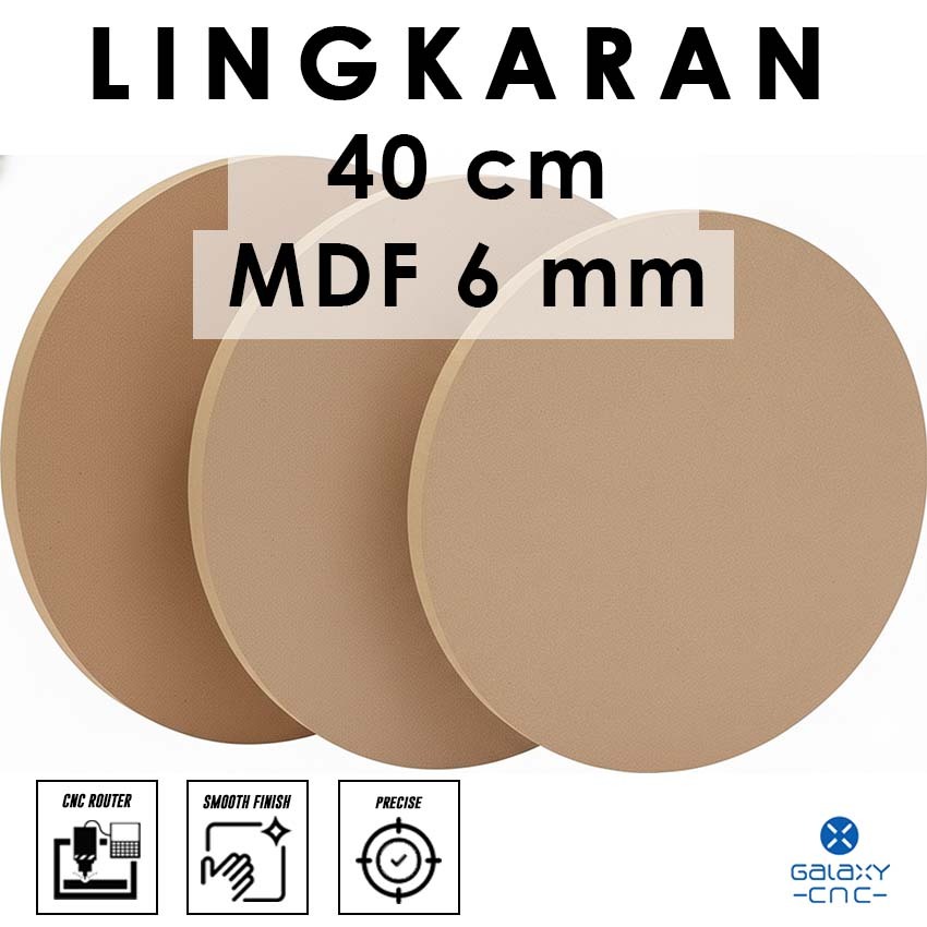 圓形 40 厘米 MDF 6 毫米 MDF 板 MDF 木板 | 蝦皮購物