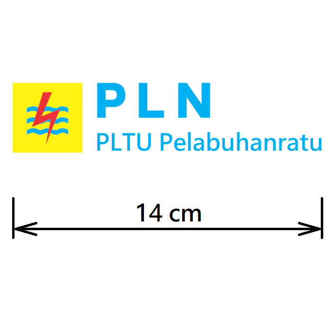 切割貼紙 PLN PLTU Pelabuhanratu | 蝦皮購物