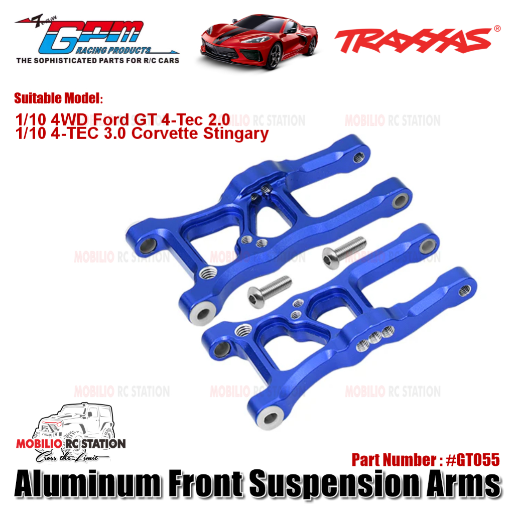 TRAXXAS GPM 零件 GT055 鋁製前懸挂臂適用於 1/10 TRAXXAS Ford GT 4-Tec 2. | 蝦皮購物